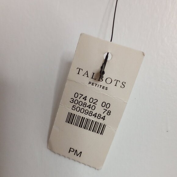 Talbots Grey Velour Metallic Striped Cowl-Neck Tunic Top - Picture 5 of 8